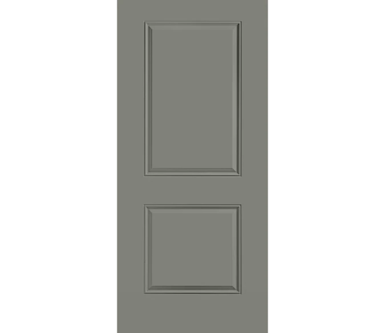 Normal 2 Panel Square Steel Entry Door