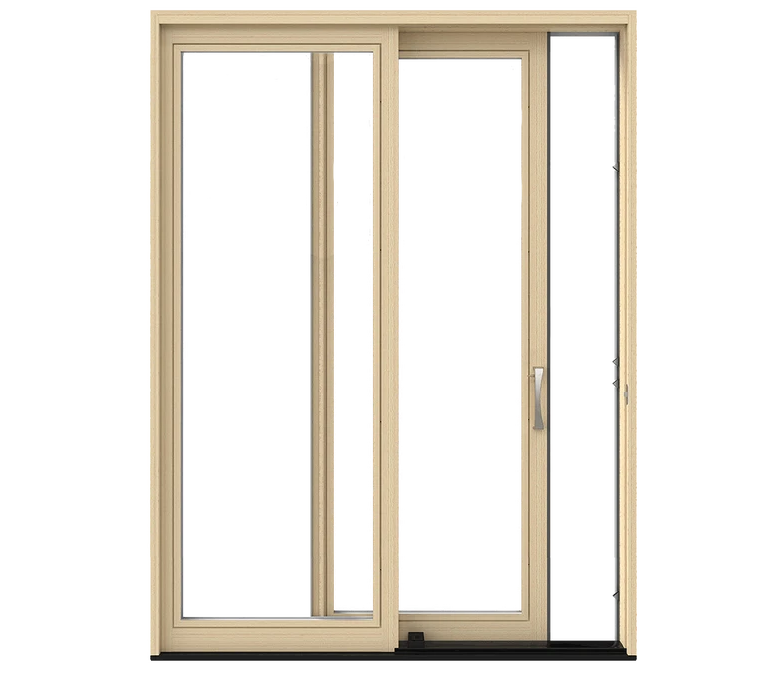 Normal Pella Lifestyle Series Wood Sliding Patio Doors