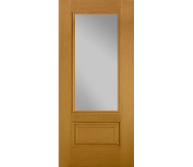 Normal Three Quaters light Fiberglass Entry Door